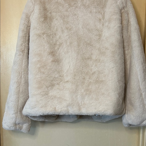 Jou Jou Soft Cream Faux Fur Teddy Jacket size S - Picture 8 of 12